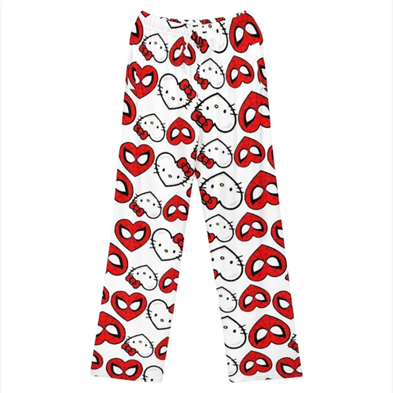 Hello Kitty x Spiderman Pyjama Hose